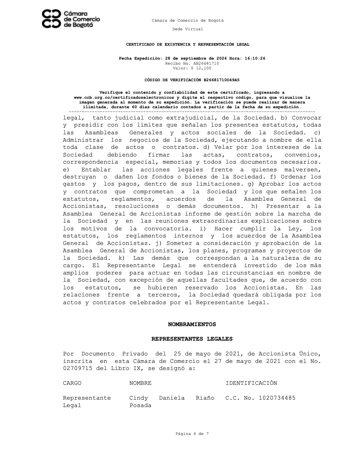 Cámara de Comercio — página 4