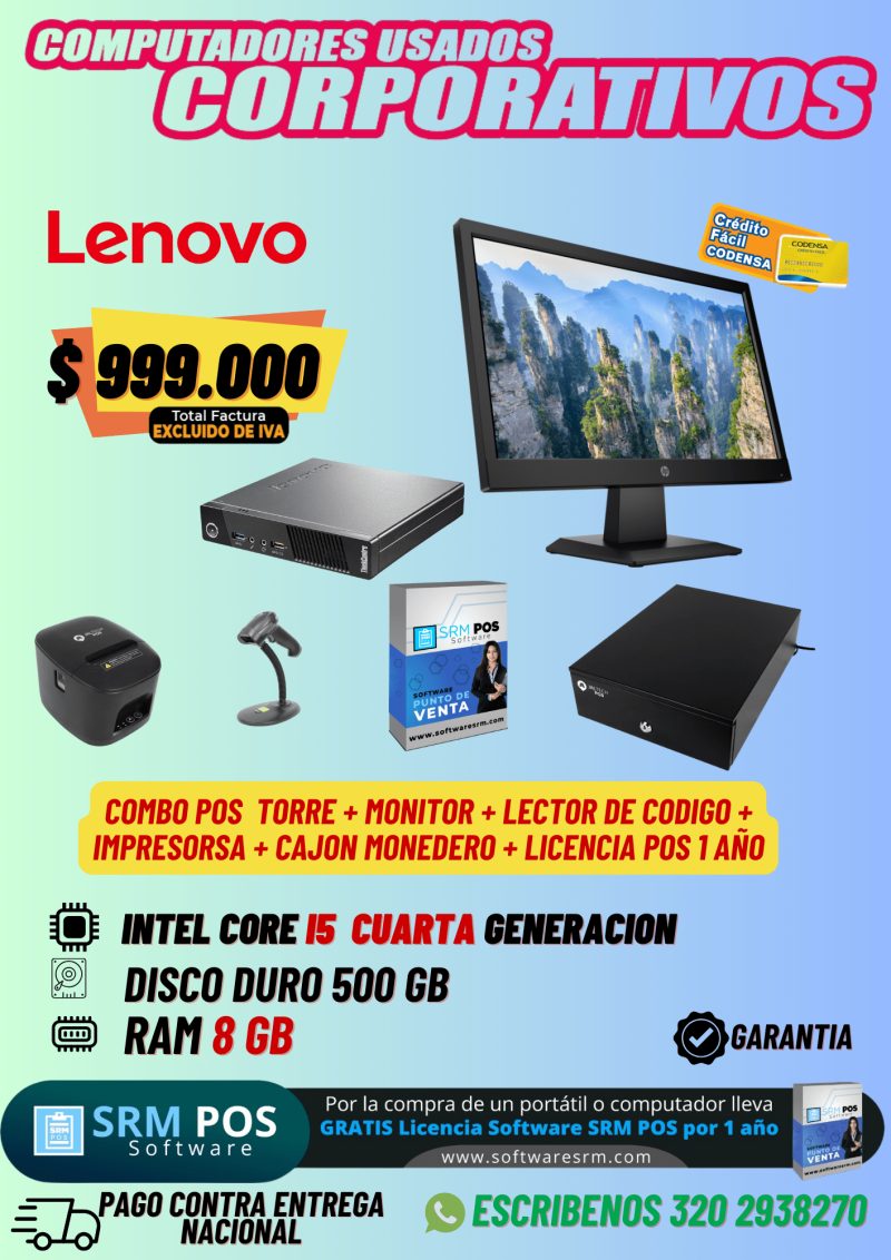 Combo sistema POS , punto de venta - Imagen principal