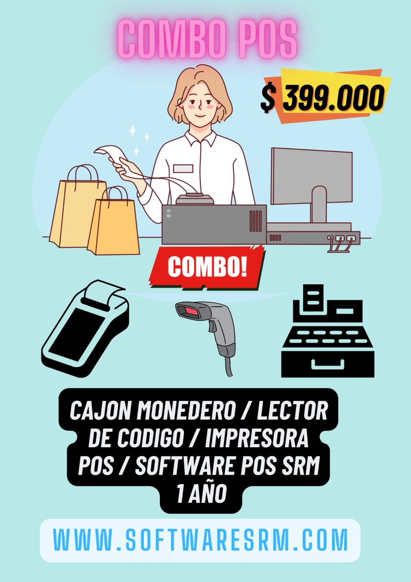 Combo POS Software SRM - Imagen principal