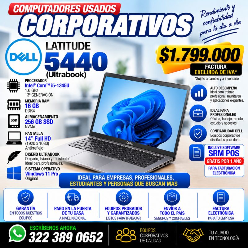 Dell Latitude 5440 Core i5 de 13